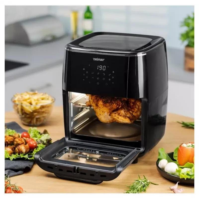 Zelmer ZAF7120 varmluftsfriture, sort