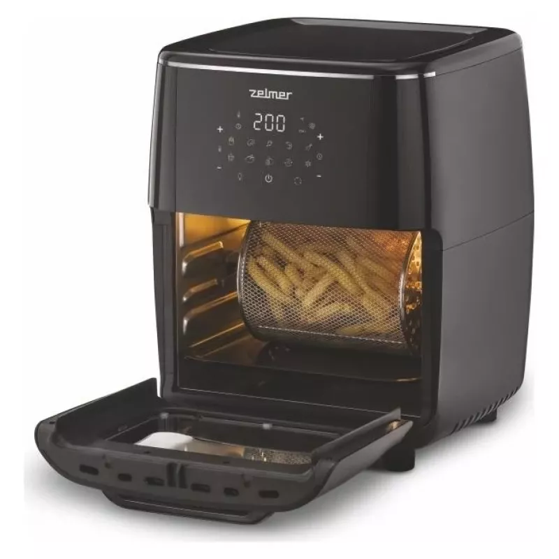 Zelmer ZAF7120 varmluftsfriture, sort