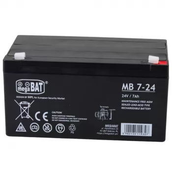 LEAN CARS Køretøjs-gelbatteri til 24V7AH batteri