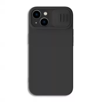 Nillkin CamShield Silky silikonecover til iPhone 14 Plus - sort