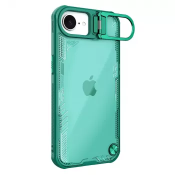 Nillkin Iceblade Prop Case med kickstand til Apple iPhone 16e / 17e - grøn