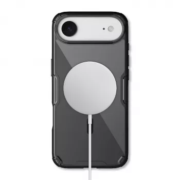 Nillkin Nature TPU Pro Magnetic Case til iPhone 17 Air - semitransparent sort