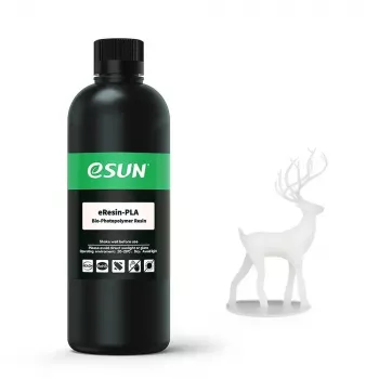 ESUN eResin-PLA hvid 1kg 3D-printer-resin 405nm UV LCD DLP