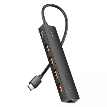VENTION USB-C til USB 3.2 Gen 2-hub med 100W PD, 0,15 m, sort