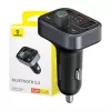 Baseus S-09 Pro Bluetooth FM-transmitter (sort)