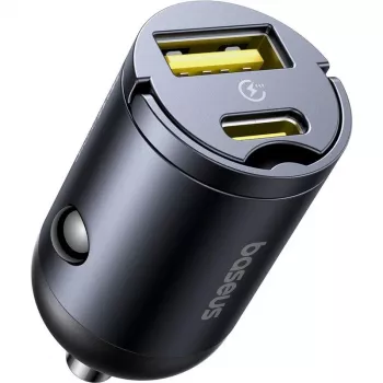 Baseus Tiny Star 30W USB-A USB-C væglader sort