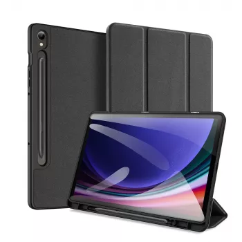 Dux Ducis Domo Folio Cover med Smart Sleep til Samsung Galaxy Tab S9 - sort