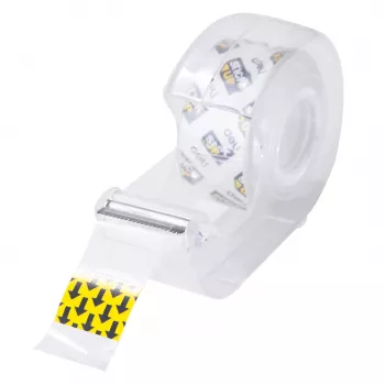 Deli Gennemsigtigt klæbebånd med afruller D260804, 18 mm x 7 m