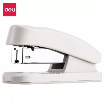 Deli Bordhæftemaskine D391002, hvid, 25 ark