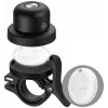 MiLi MiBell AND Smart Cykelklokke med tyverialarm og GPS-tracking, sort