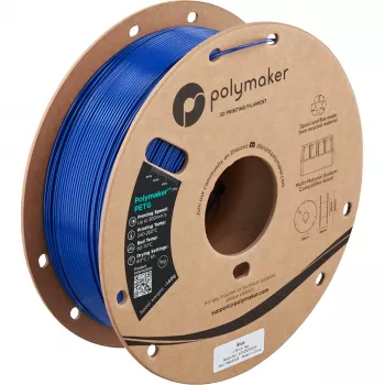 Polymaker PETG 3D-printerfilament, 1,75 mm, 1 kg, blå (PB05006)