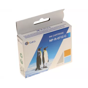 G&G Ninestar Kompatibel blækpatron til Epson T0712/C13T07124012 Cyan
