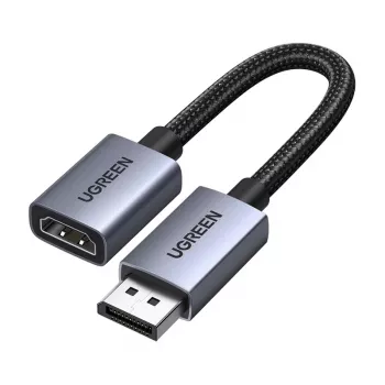 Ugreen DisplayPort til HDMI-adapterkabel 4K 30Hz unidirektionelt sort 1,5 m