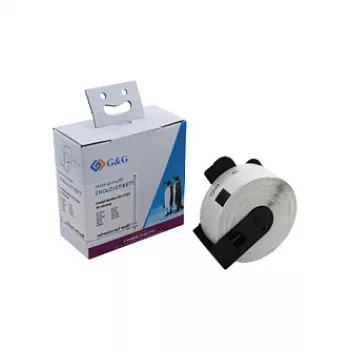 G&G Kompatible Brother DK-11201 direkte termoetiketetter 29x90mm hvidt papir permanent klæbende adresseetiketetter 400-pak