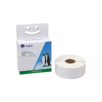 G&G Kompatibel etiketrulle 19mm x 51mm hvid direkte termopapir permanent klæbende adresseetiketetter 500 etiketetter pr. rulle erstatning for DYMO 11355 S0722550 BM-D-G-11355