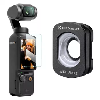 KF 112° vidvinkelobjektiv til DJI Osmo Pocket 3 / 4 - Kf01.2612
