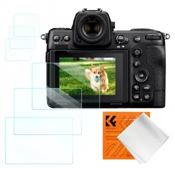 KF 6-pak 9H hærdet glas displayskærmbeskytter til Nikon Z9 Z8