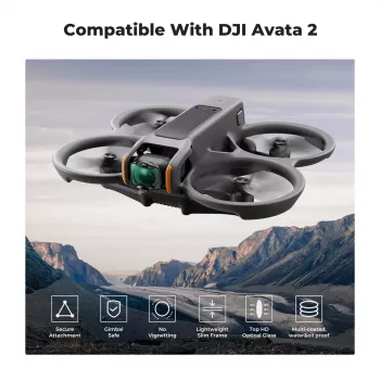 K&F Concept Nano-X Cirkulært polarisationsfilter til DJI Avata 2-drone (KF01.2699)