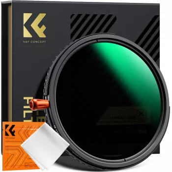 K&F Concept Nano-X MRC Hybrid Filter 3-i-1 77 mm Fader ND2-32 + CPL + Black Diffusion 1/4