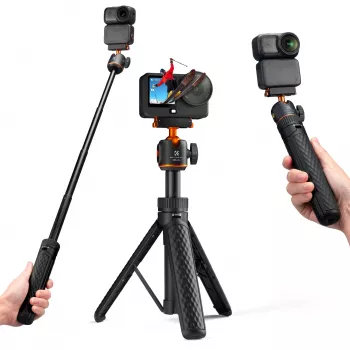 Mini-Stativ Selfie-Stick 65 cm 360°-hoved til DJI Osmo Nano / Action 6 / Kf09.181