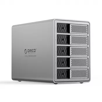 ORICO 9858T3 5-Bay Thunderbolt 3 DAS Solution ProThunder for 2.5/3.5 inch SATA HDD/SSD - Grey