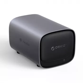 ORICO NAS MetaBox Pro Home 2-bay Network Attached Storage - grå