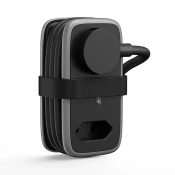 ORICO APP 15.5W 5-i-1 power strip med 2x AC, 2x USB-A, 1x USB-C - sort