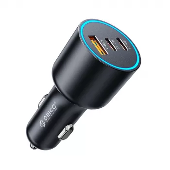 ORICO HyperDrive 165W biloplader USB-A + 2x USB-C - sort