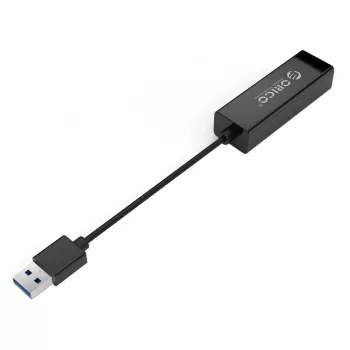 ORICO UTJ-U3 USB 3.0 til Gigabit Ethernet-netværksadapter, sort
