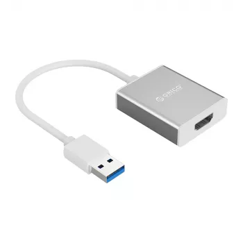 ORICO UTH USB-A 3.0 til HDMI-adapter - sølv