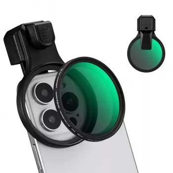 K&F Concept Variable ND Filter ND2-ND32 58mm Clip-On for Smartphone