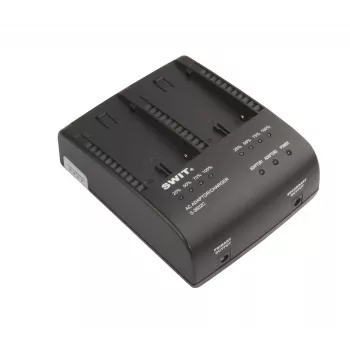 SWIT S-3602C to-kanals oplader til Li-Ion-batterier