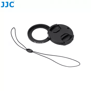 JJC RN-V10 Filter-adapterring med objektivdæksel til Canon PowerShot V10