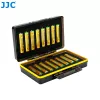 JJC batteriopbevaringsboks til 16x AAA-batterier - transparent PP-plast