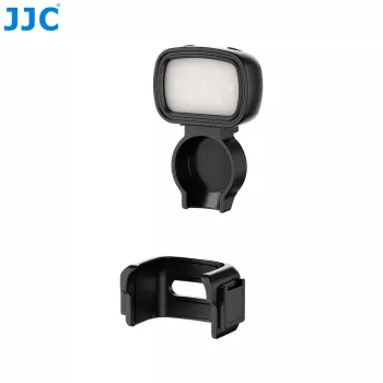JJC mini magnetisk LED-fyldlys til DJI Osmo Pocket 3, CRI≥95, 15 LED'er, USB-C genopladelig