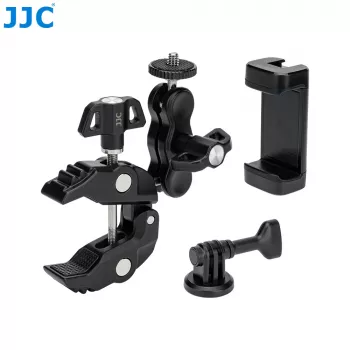 JJC Magic Arm monteringssæt med klemme, telefonholder og GoPro-adapter - MFC-K1