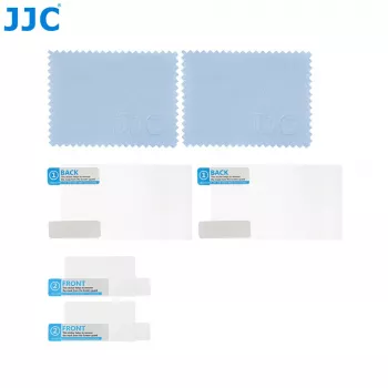 JJC 2x LCD-skærmbeskytter + top-LCD-beskytter til Canon 6D Mark II