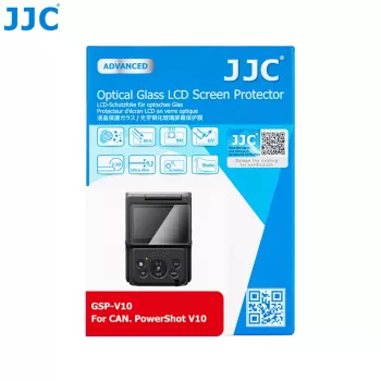JJC Tempered Glass-skærmbeskytter til Canon PowerShot V10 (GSP-V10)