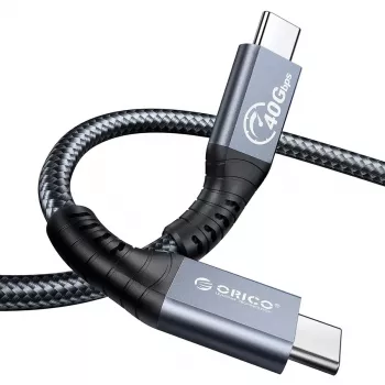 ORICO Thunderbolt 4-kabel USB-C 40 Gbit/s 8K60Hz PD 100W 2m sort