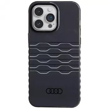 Audi IML MagSafe-cover til iPhone 14 Pro Max 6,7 inch sort hardcase AU-IMLMIP14PM-A6/D3-BK