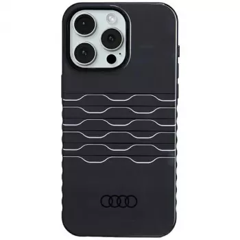 Audi IML MagSafe-cover til iPhone 15 Pro Max 6,7 inch sort hardcase