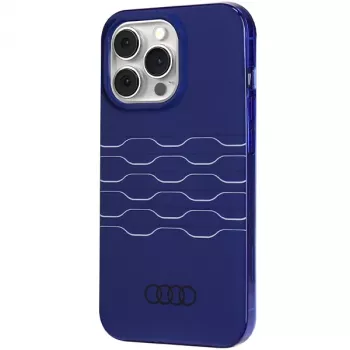 Audi IML MagSafe-cover til iPhone 13 Pro Max 6,7 inch navyblå hardcase