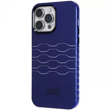Audi IML MagSafe-cover til iPhone 14 Pro Max 6,7 navyblå hardcase