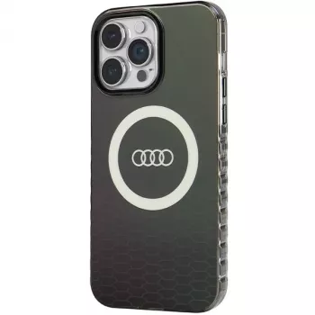 Audi IML Big Logo MagSafe-cover til iPhone 14 Pro Max 6,7 inch sort hardcase