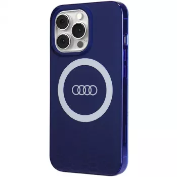 Audi IML Big Logo MagSafe-cover til iPhone 13 Pro / 13 6,1 navyblå hardcase