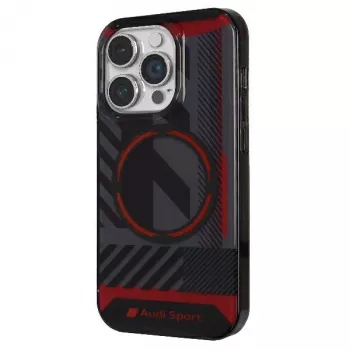 Audi IML Sport MagSafe-cover til iPhone 14 Pro Max 6,7 inch sort hardcase
