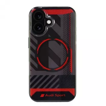 Audi IML Sport MagSafe-hardcase til Apple iPhone 16, 6,1 inch, sort