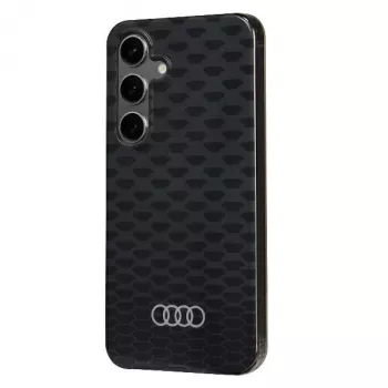 Audi IML Stitching Pattern MagSafe-cover til Samsung Galaxy S24 S921 sort hardcase