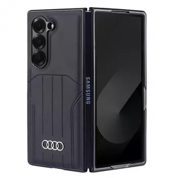Audi Kunstlæder MagSafe Hårdt Cover til Samsung Galaxy Z Fold6 (F956) - sort