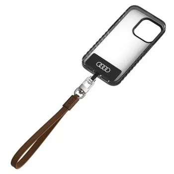 Audi Universelt Telefon Snor 28cm 10mm Læder brun AU-HSLSL-GT/D1-BN